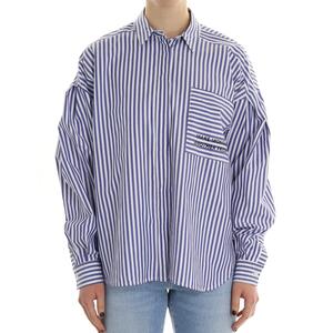CAMICIA A RIGHE BLU